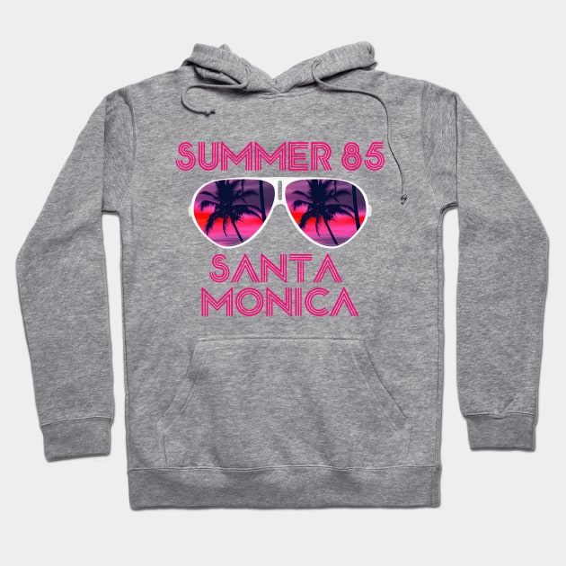 Summer 85 Santa Monica Hoodie by wamtees